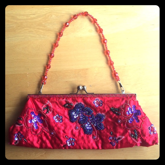 Beaded Evening Bag - Picture 1 of 4